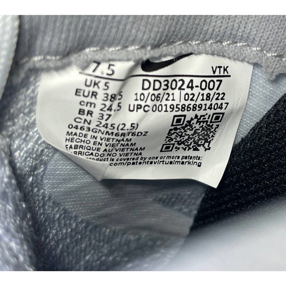 Nike React Infinity Run Flyknit Womens 7.5 Road Run Shoes DD3024 New Fast Ship - Picture 9 of 11